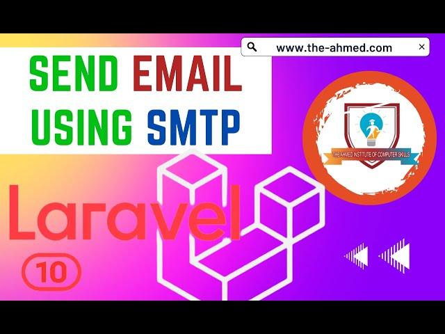 Laravel 10 Tutorials :How to send email using Gmail | Send Verification Email using SMTP Server