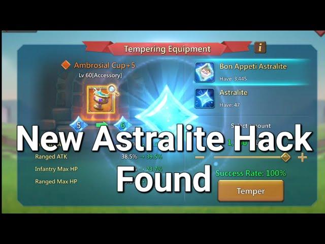 Lords Mobile ~ New Astralite Hack Found