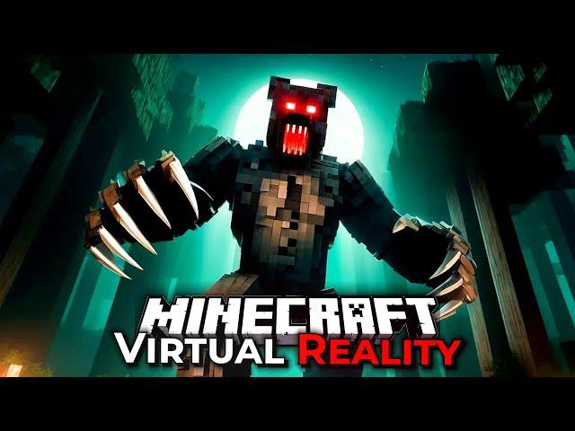 Minecraft VR With The Horrifying Manbear