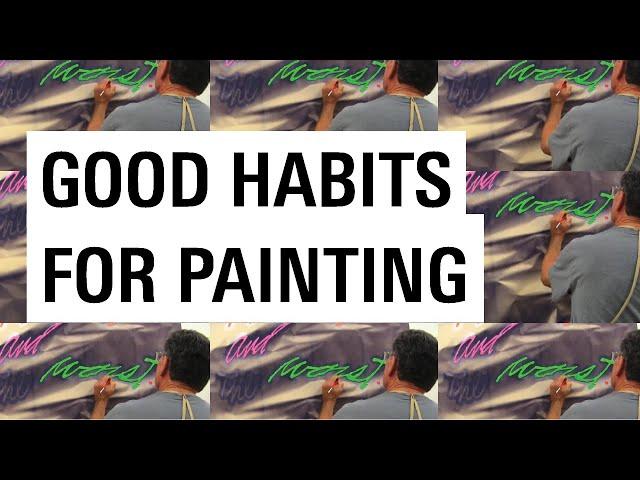 Good Habits for the Painting Studio | With Scott Grieger | Otis College of Art and Design