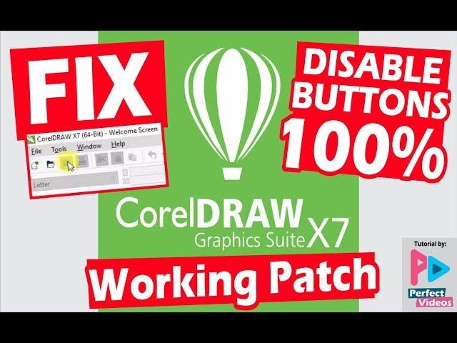 How to fix Corel Draw X7, can't Save, Export, Print, Copy, Paste, Disable Buttons