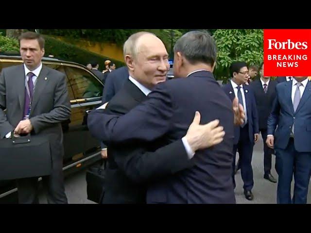 Russian President Vladimir Putin Visits Vietnam And Meets With Vietnamese President To Lam