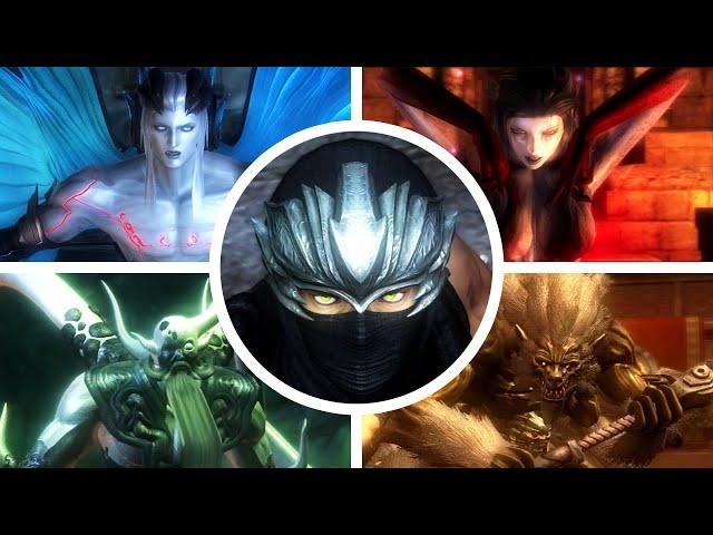 Ninja Gaiden Sigma 2 - All Bosses + Ending [1080p60]