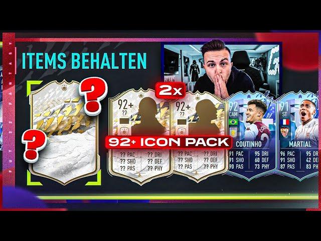 ICON GEZOGEN  Meine 92+ ICON MOMENTS PACKs  FIFA 22: Fut Fantasy Pack Opening