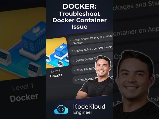 Troubleshooting a Docker Container | Docker Tutorial | Docker Series #5