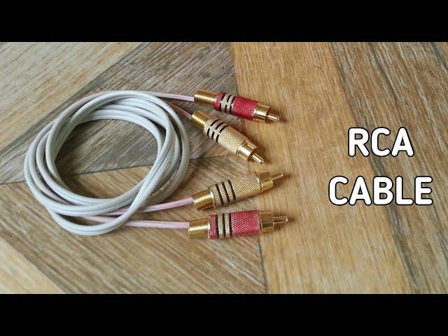 How to make RCA Cables | DIY RCA Cable