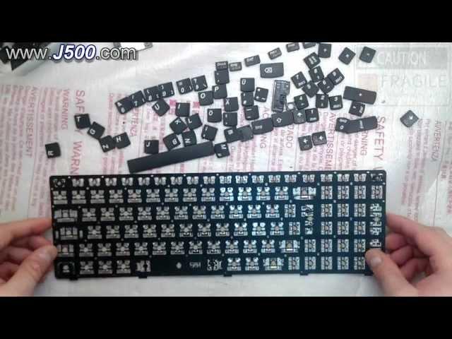 Repair Laptop Keyboard Water damaged Wasserschaden  Part 1 Disassembly