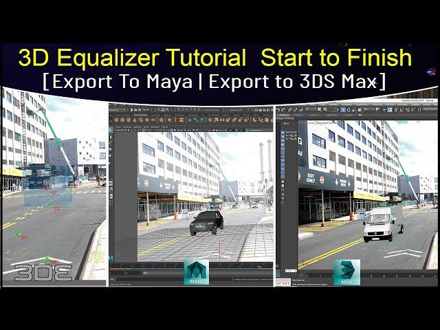 3D Equalizer Tutorial For Beginners [English] | 3D Equalizer To Maya | 3D Equalizer To 3DS Max