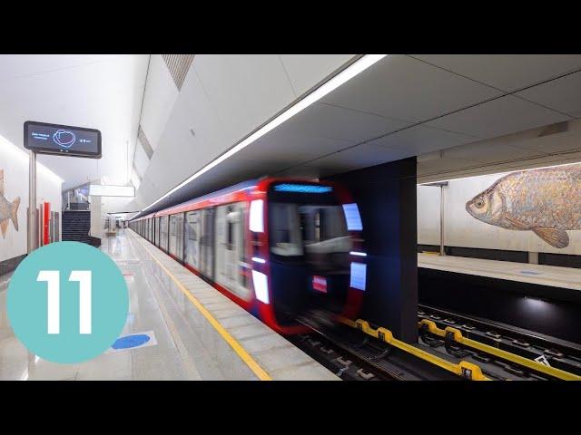 The longest underground circle line in the world! Full trip on BKL.