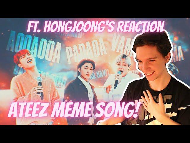 ATEEZ REACTION | ATEEZ 'SO I CREATED A SONG OUT OF ATEEZ MEMES' & HONGJOONG'S REACTION! [PAWPAW]