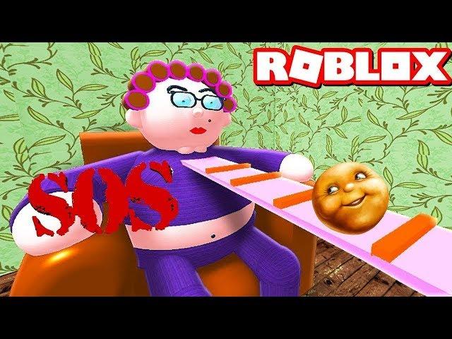 Линушка с папой совершает побег от злой бабушки в Roblox