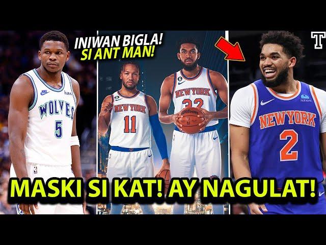 Grabe! maski si Karl Anthony Towns ay nagulat! dahil sa balitang ito ng New York Knicks!