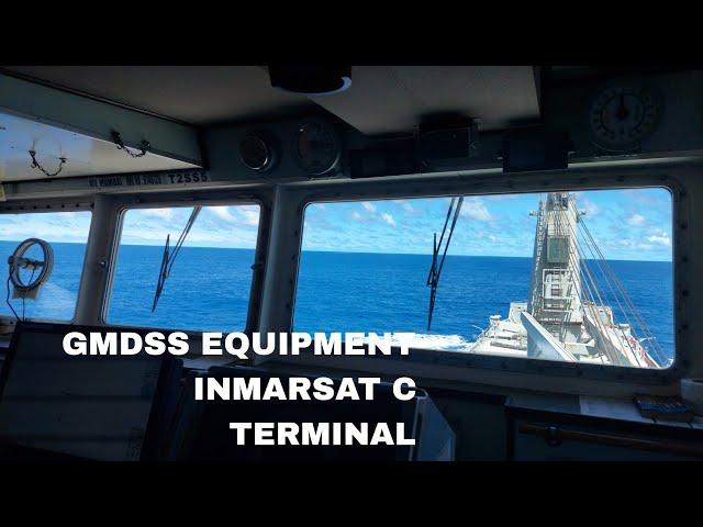 HOW TO OPERATE INMARSAT C | GMDSS EQUIPMENT |▪︎type Sailor