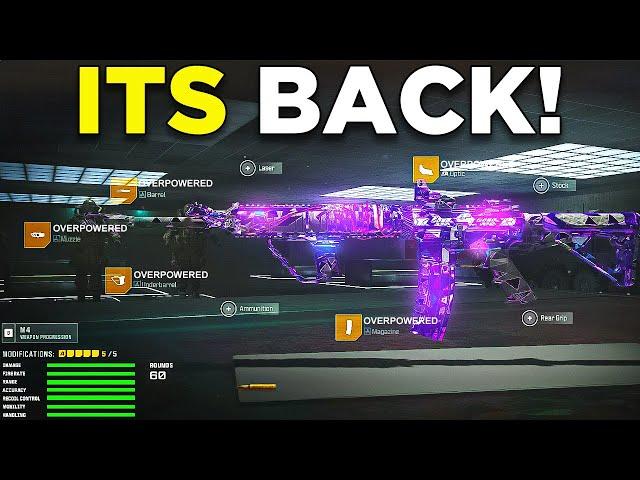 *NEW* Aimbot M4 Loadout is BROKEN on REBIRTH ISLAND  ( Best M4 Class Setup )