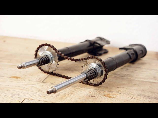 5 Genious ideas using old car shock absorbers!