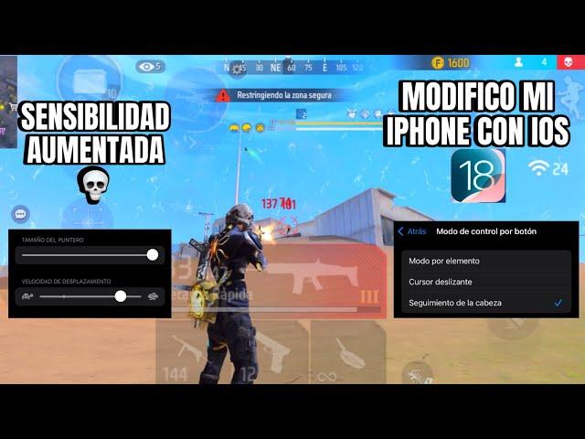 ASÍ MODIFICO MI IPHONE PARA DAR TODO ROJO EN LA NUEVA ACTUALIZACIÓN️| SENSIBILIDAD EQUILIBRADA