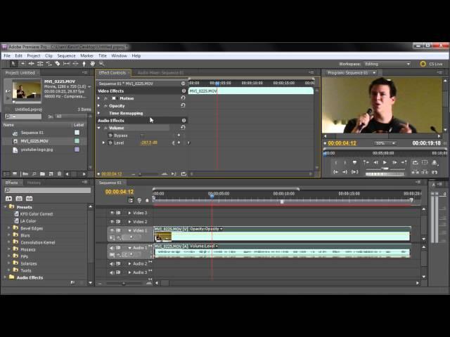 Premiere Tutorial: Adjust Audio (Fades, Voice Overs, Mixing)  -HD-