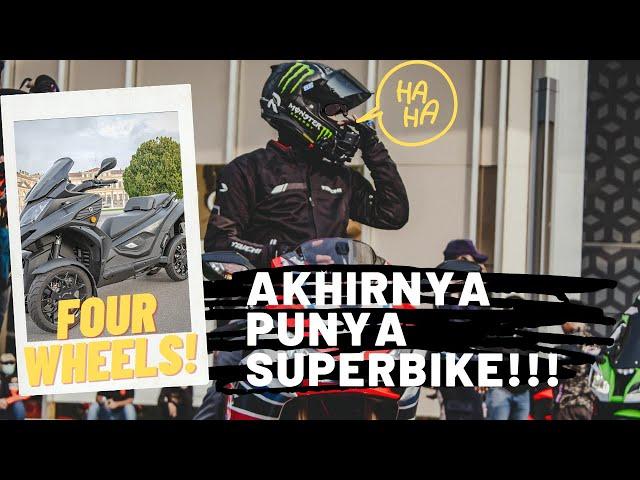 QOODER 4 roda = MOTOR / MOBIL? | AKHIRNYA PUNYA SUPERBIKE (HONDA CBR1000RR SP)