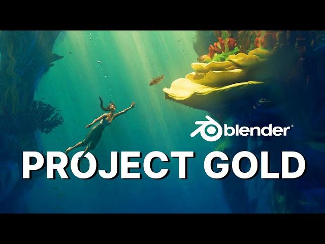 Project Gold - Blender Stylized Rendering Showcase