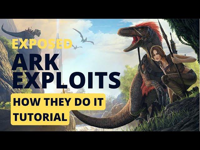 Exposing 4 game breaking glitches/exploits in ark survival evolved "Mesh method"