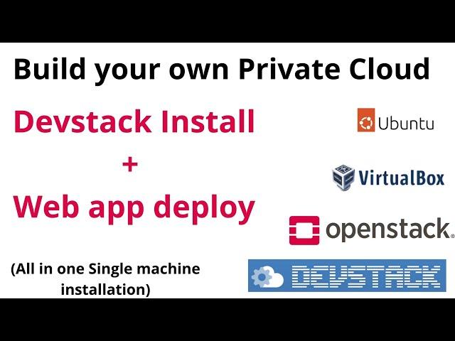 Openstack install using Devstack + VM web app deployment