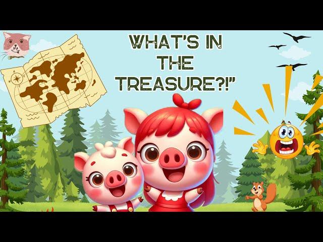 [episode 2 Red] Pig Family Explores the Mysterious Forest!  | An Exciting Adventure