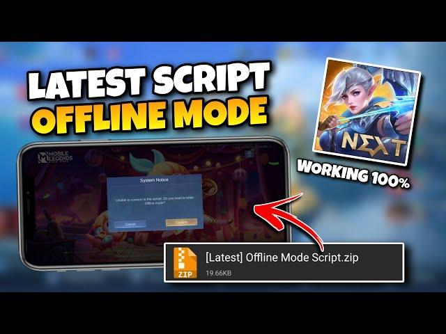 LATEST ML OFFLINE MODE SCRIPT | HOW TO OFFLINE MODE ON MOBILE LEGENDS LEGIT & WORKING 100%