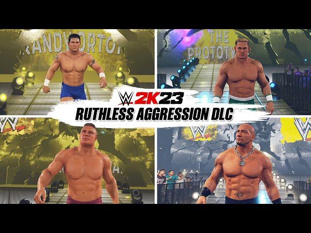 WWE 2K23 Ruthless Aggression DLC Pack: Entrances, Signatures & Finishers!