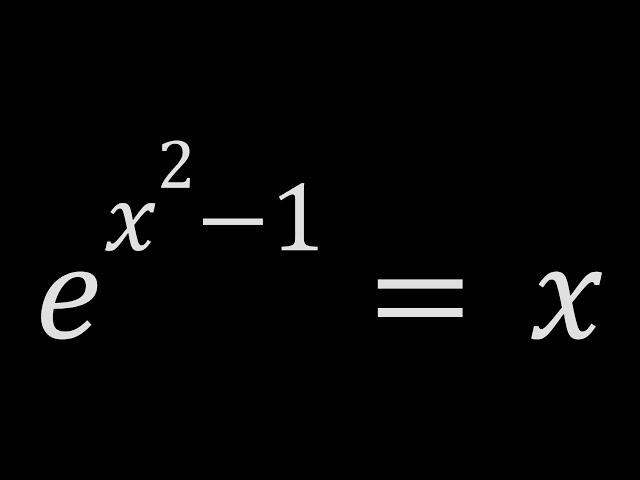 An Interesting Nonstandard Equation