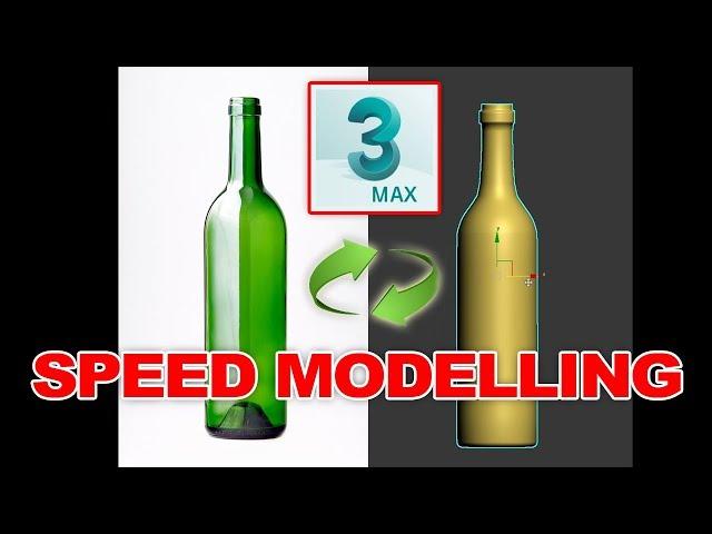 How to Make Bottle in 3DS MAX - Speed Modelling