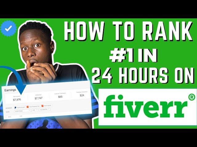 How To Rank Your Fiverr Gig On The First Page FAST! In 2023|How To Rank Your Gig on 1st Page FIverr