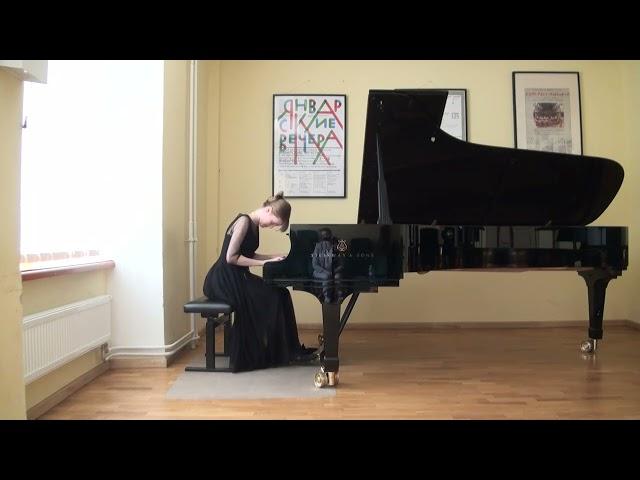 Lada Liubarskaia plays S.Prokofiev Piano sonata no.2 op.14  1 раrt