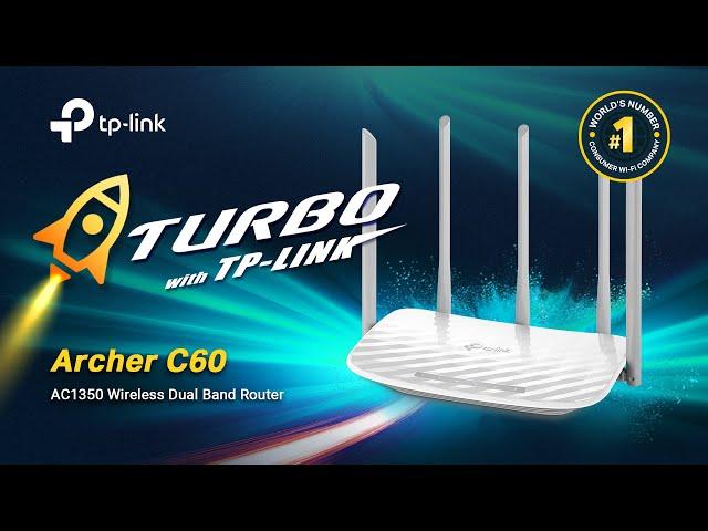 TP-Link Archer C60 AC1350 Wireless Router WiFi Speedtest