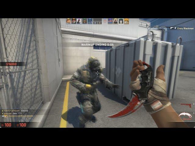 A typical cs go warmup in 2022: