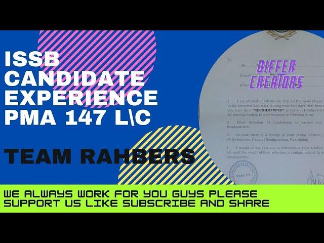 Repeater Candidate Experience || ISSB PMA 147 L\C || A Way To Success || Team Rahbers