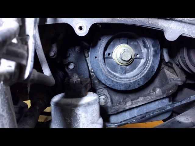 How to remove a stuck harmonic balancer bolt