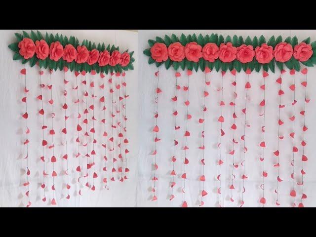 Easy paper wall hanging || Home Decor ideas