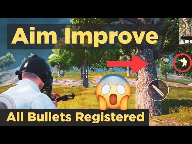 Aim Improve Bullets Registered or Connect PUBG Mobile Gameloop Emulator Trick PC or Laptop | HUNZER