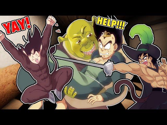 Three Saiyans Play Five Nights at Shrek's Hotel 2