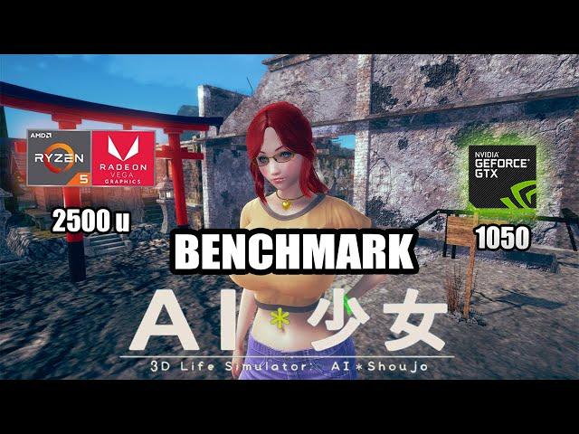 AI Shoujo on Ryzen 5 2500U with Geforce GTX 1050 4GB