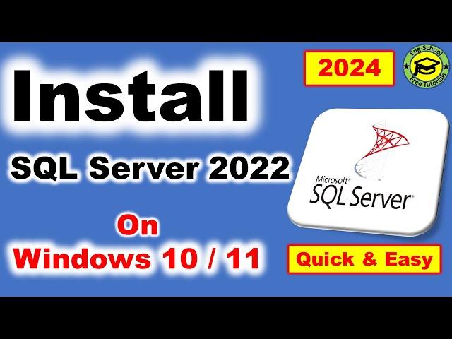 How to install Microsoft SQL Server 2022 on Windows 10/11 | Install Microsoft SQL Server 2022 #SQL