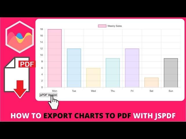 How to export Charts to PDF with jsPDF in Chart JS