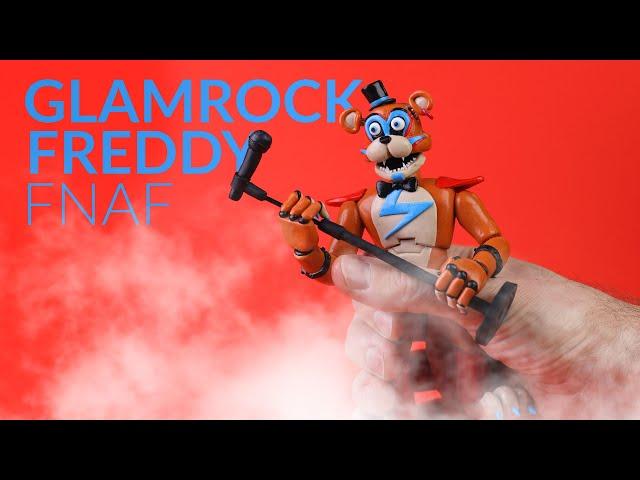 Making a GLAMROCK FREDDY Sculpture from FNAF: Security Breach – polymer clay tutorial