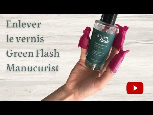 Removing Green Flash Manicurist Semi-Permanent Nail Polish