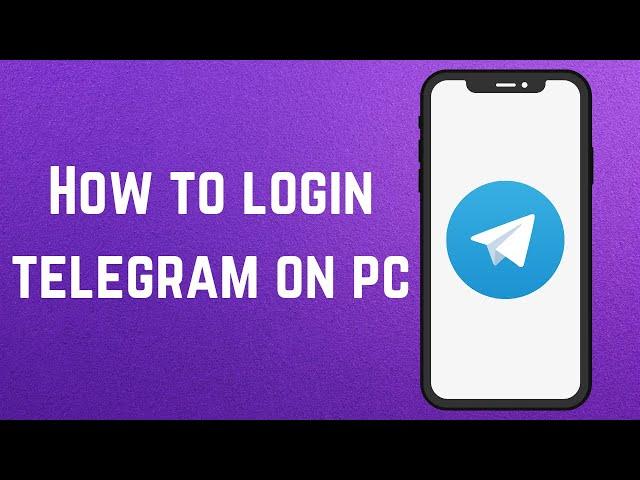 How to login telegram on pc (2023)