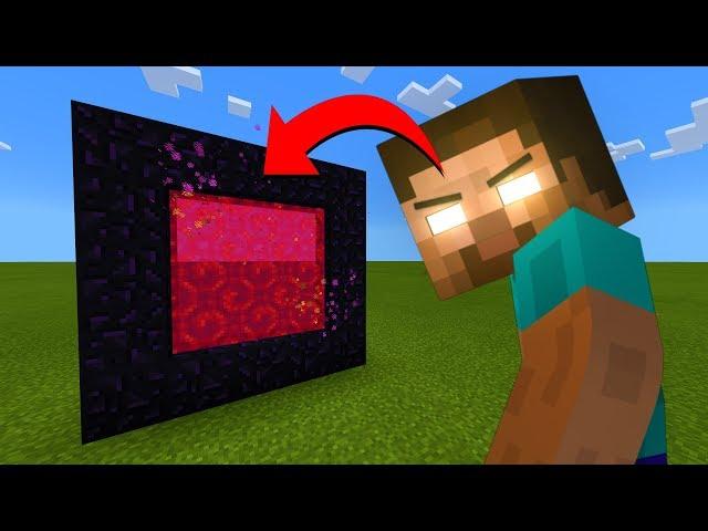 How To Make A Portal To The Herobrine Dimension in Minecraft!