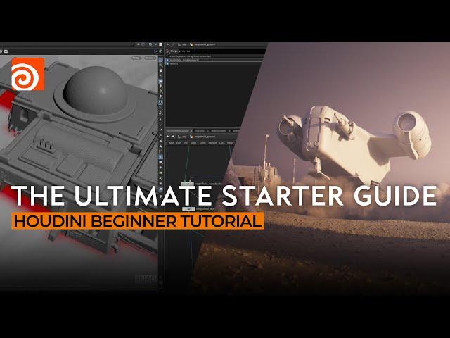 Houdini Beginner Tutorial | The Ultimate Starter Guide (3+ Hours of free lessons)