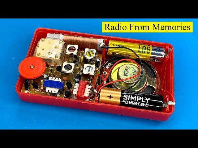 how to make radio AM | AM Radio Electronic DIY Kit | Assembly & RUN