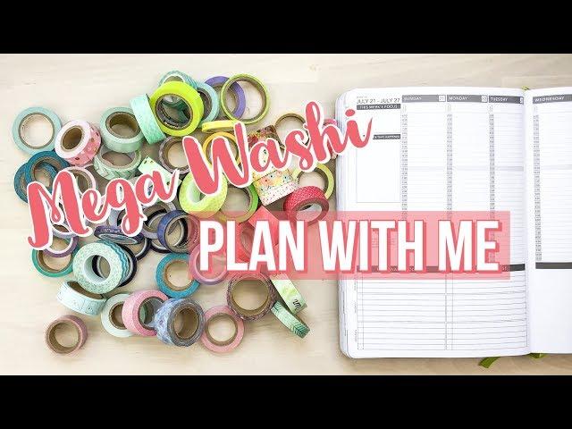 Using ALL my Washi Tape! - Passion Planner Plan With Me!