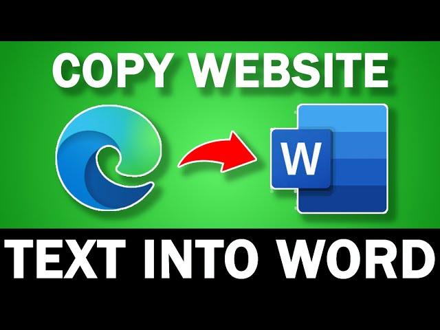 Use This Tip To Copy Website Text into Word Quickly